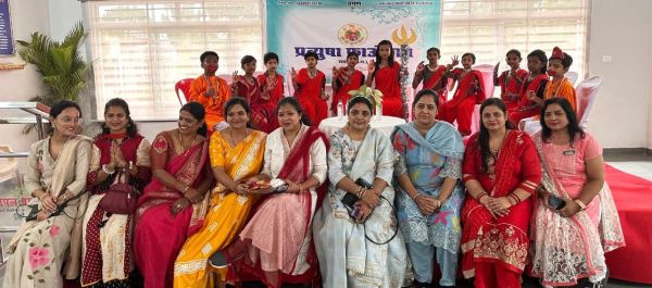 प्रत्युषा फाउंडेशन ने किया गरबा और कन्या भोज का भव्य आयोजन