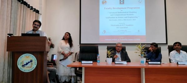 एनआईटी रायपुर में उन्नत गणितीय मॉडलिंग पर संकाय विकास कार्यक्रम शुरू
