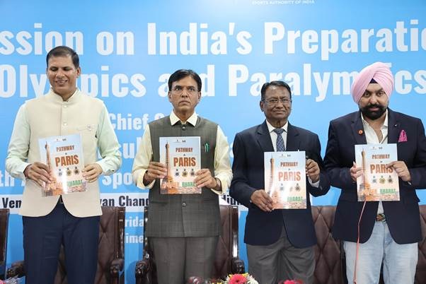 डॉ. मनसुख मांडविया ने पेरिस ओलंपिक 2024 और पैरालंपिक 2024 के लिए भारत की तैयारियों पर संवादात्मक सत्र में भाग लिया