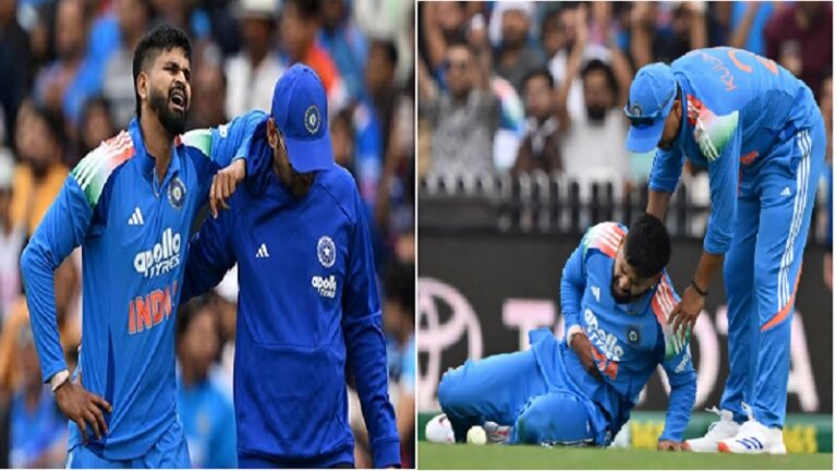 श्रेयस अय्यर को तीसरे ODI के दौरान लगी थी चोट सिडनी हॉस्पिटल के आईसीयू में भर्ती